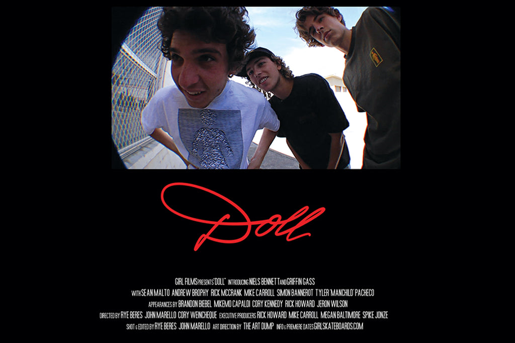 Doll shop girl skateboards