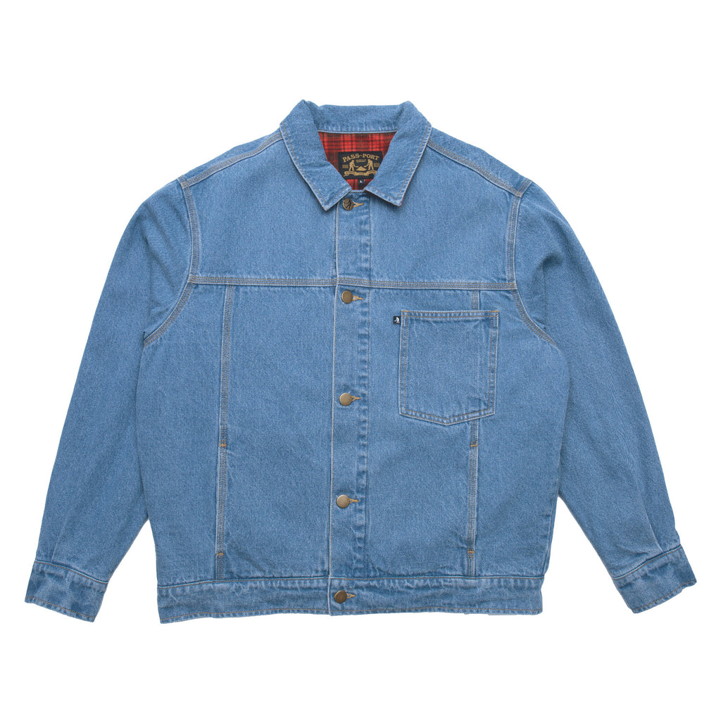 PASS~PORT Workers Club Lined Denim Jacket - Indigo