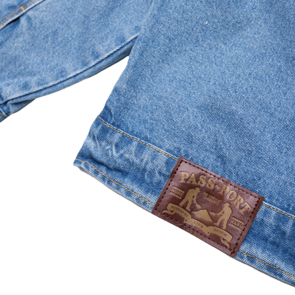PASS~PORT Workers Club Lined Denim Jacket - Indigo