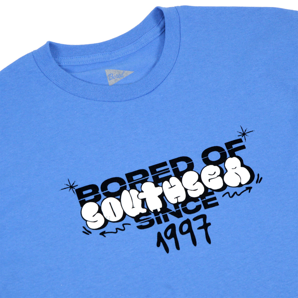 Bored of Southsea Bubble T Shirt - Iris - front