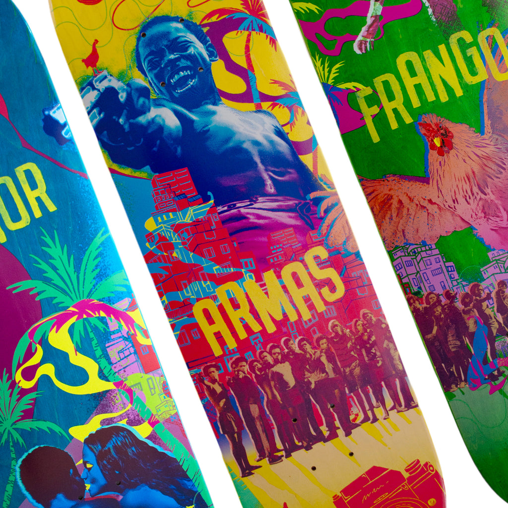Clown Skateboards Collectors Triptych Skateboard Deck Complete Series - Multi