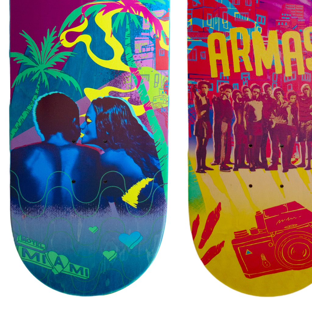 Clown Skateboards Collectors Triptych Skateboard Deck Complete Series - Multi