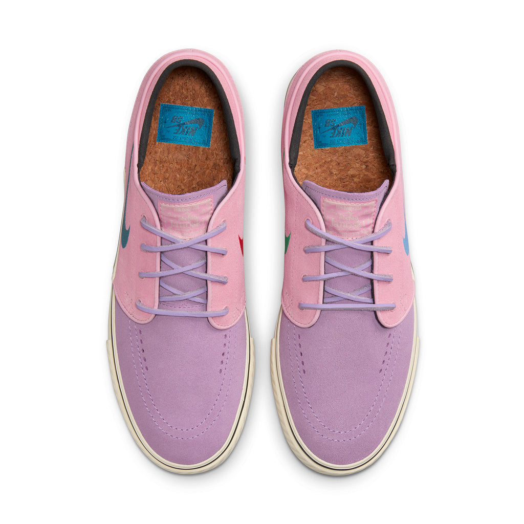 Nike SB Zoom Janoski OG+ Shoes - Lilac / Noise Aqua - Med Soft Pink - top