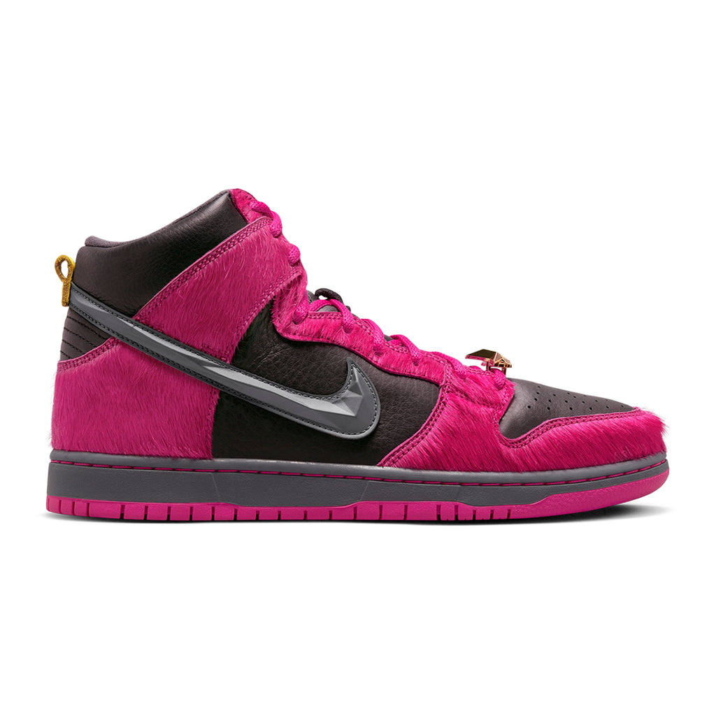 Nike SB Dunk High QS x Run The Jewels in Active Pink / Black