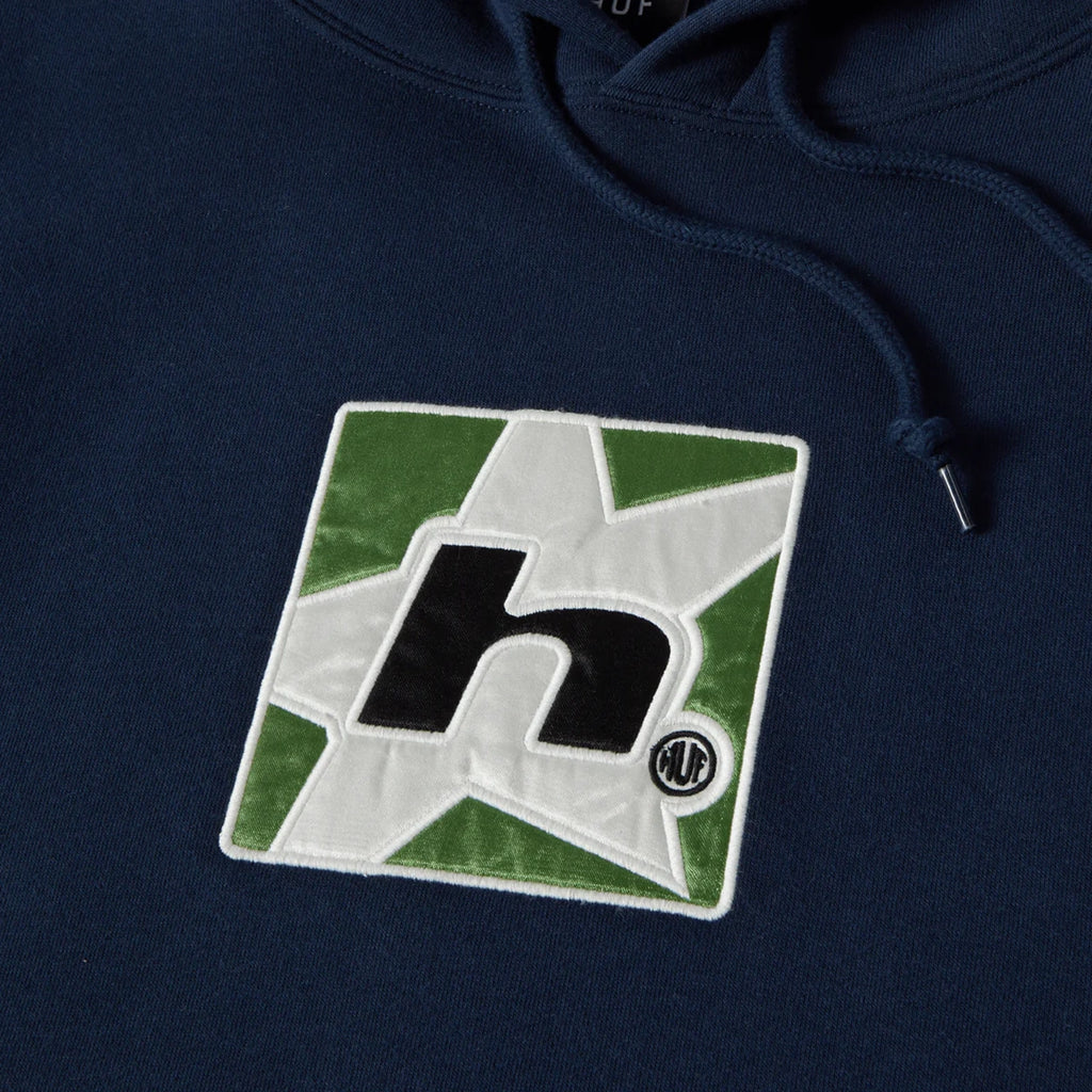 HUF H Star Hoodie Nightshade
