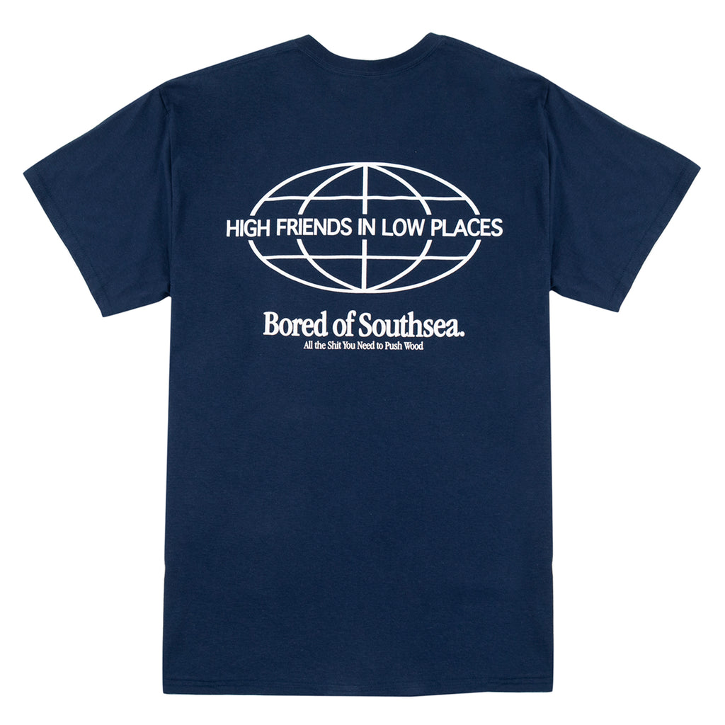 Bored of Southsea High Friends T Shirt - Navy