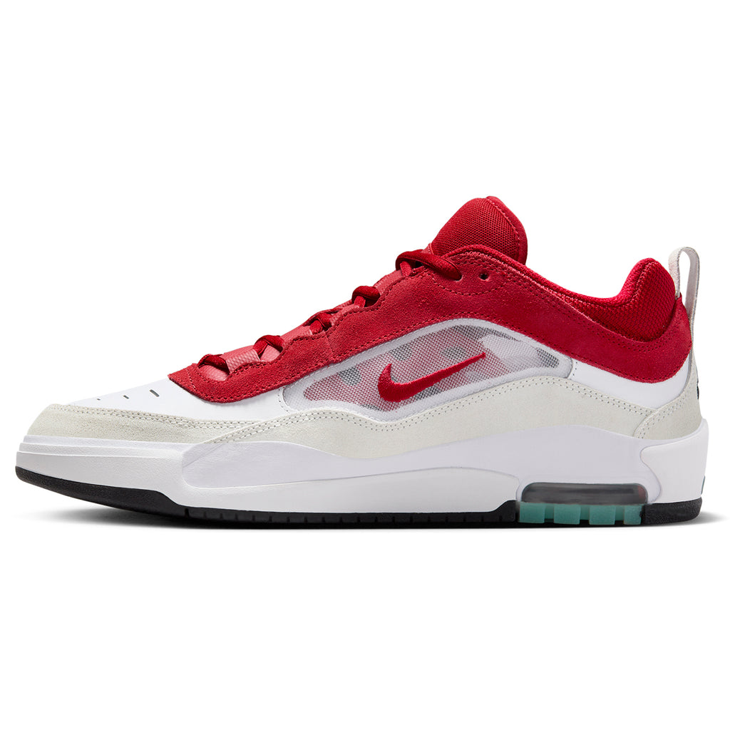 Nike SB Air Max Ishod Shoes - White / Varsity Red - Summit White