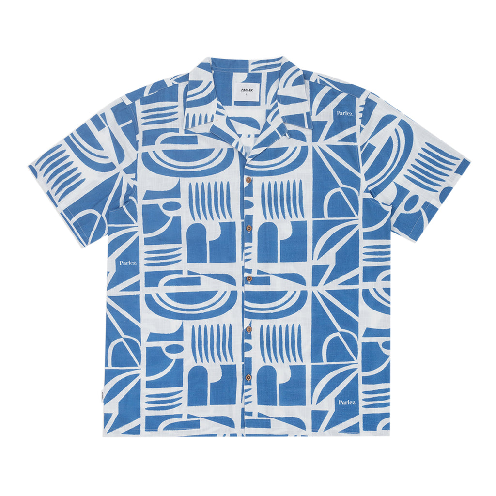 Parlez Link Cuban S/S Shirt - Ocean Blue - main