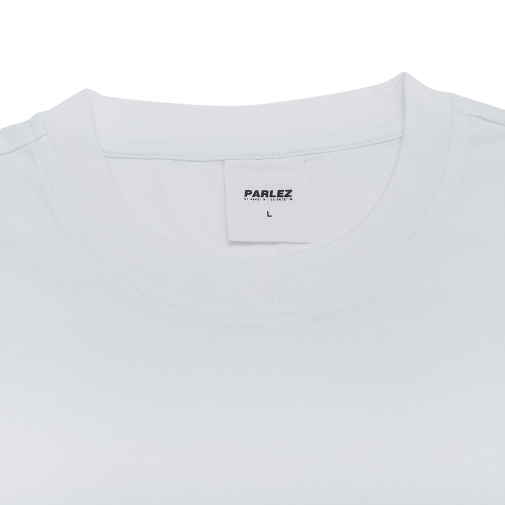 Parlez Link T Shirt - White - neck
