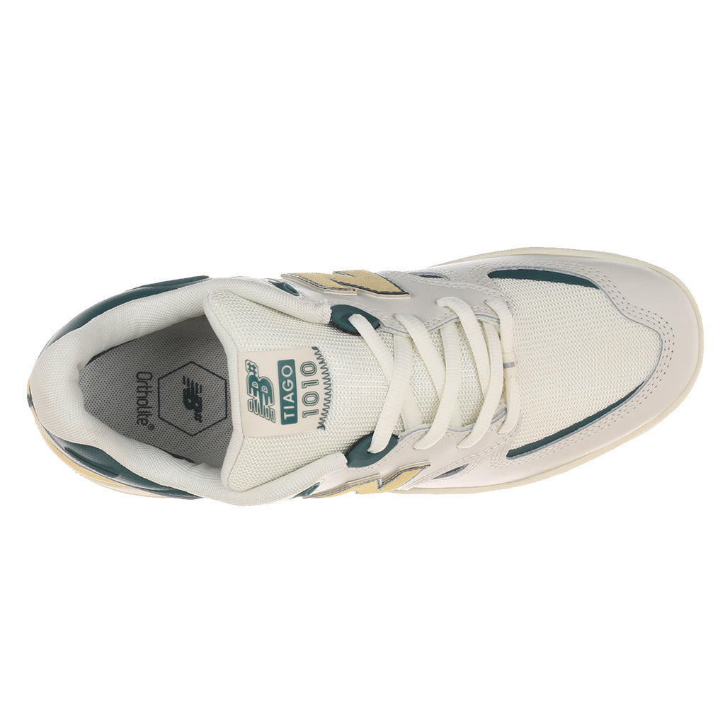 New Balance Numeric 1010 Tiago Shoes - White / New Spruce