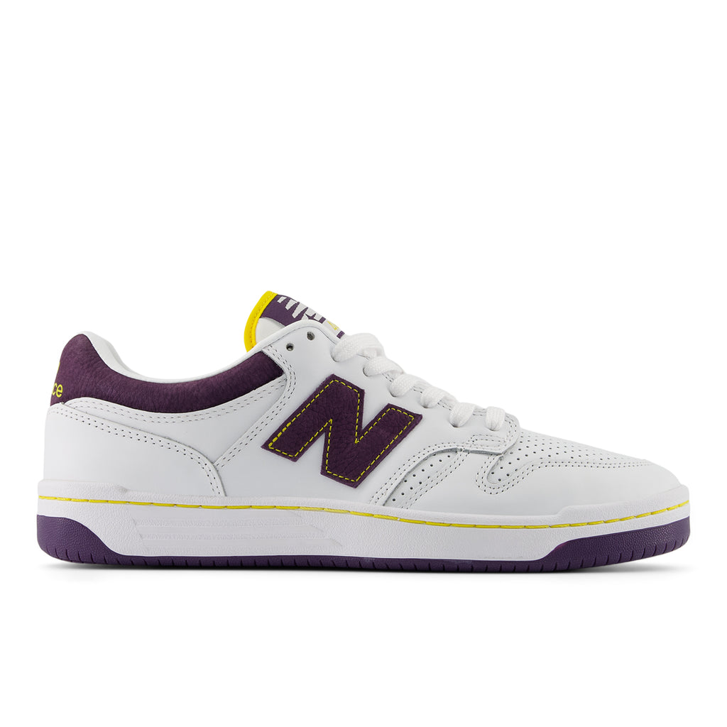 New Balance Numeric NM480 Shoes - White / Purple - main