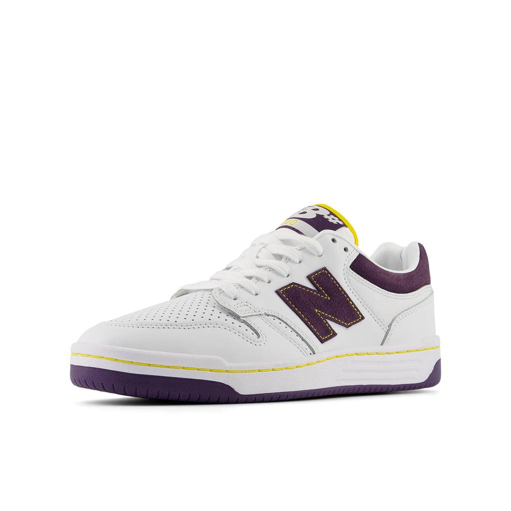 New Balance Numeric NM480 Shoes - White / Purple