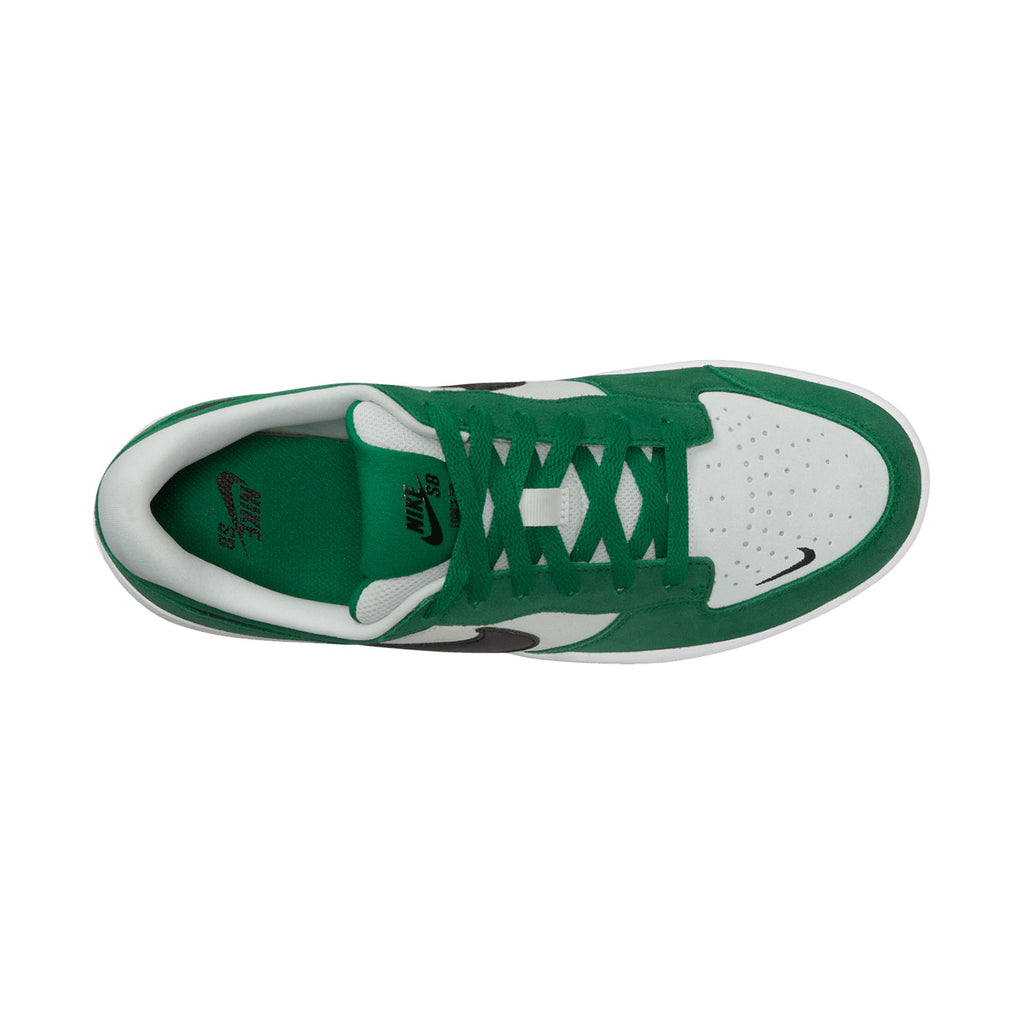 Nike SB Force 58 Shoes - Pine Green / Black - White - White