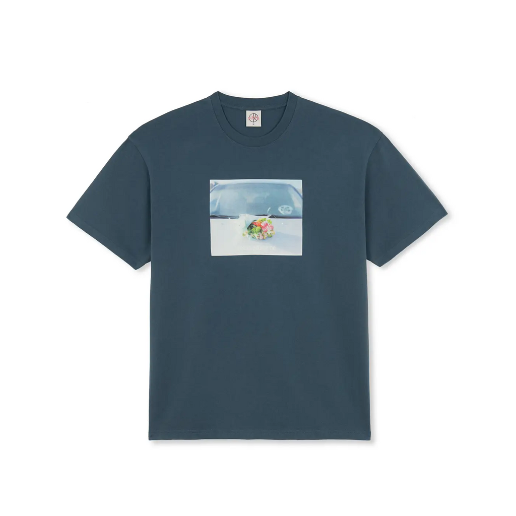 Polar Skate Co Dead Flowers T Shirt - Grey Blue