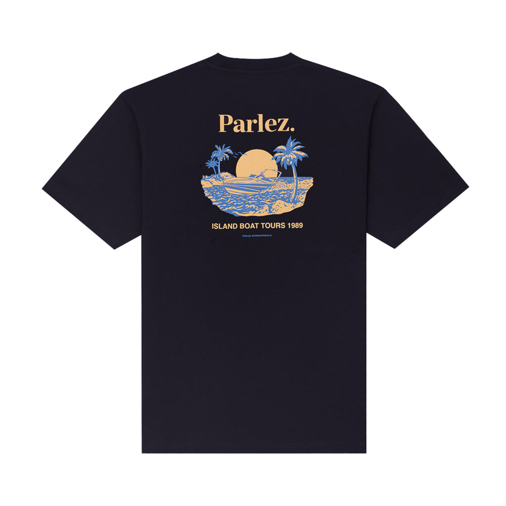 Parlez Sol T Shirt - Navy - back
