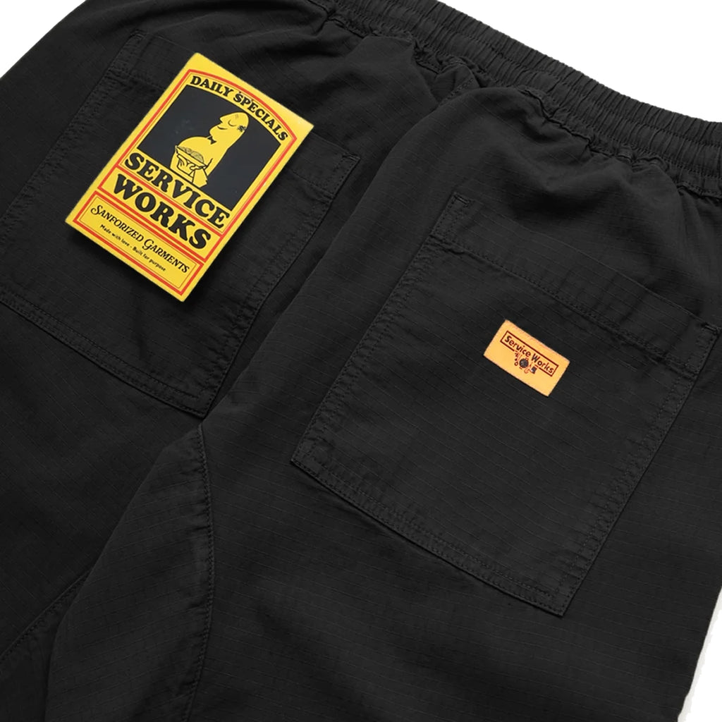 Service Works Ripstop Chef Pant - Black