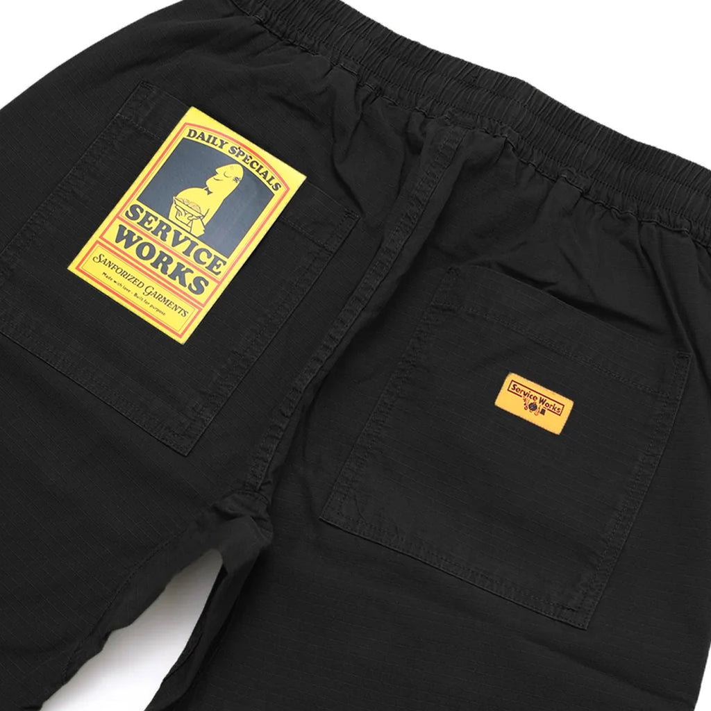 Service Works Ripstop Chef Shorts - Black