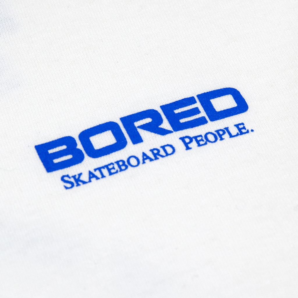Bored of Southsea Skateboard People T Shirt - White