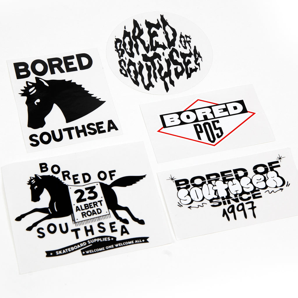 Bored of Southsea - Summer 23 Sticker Pack - collection