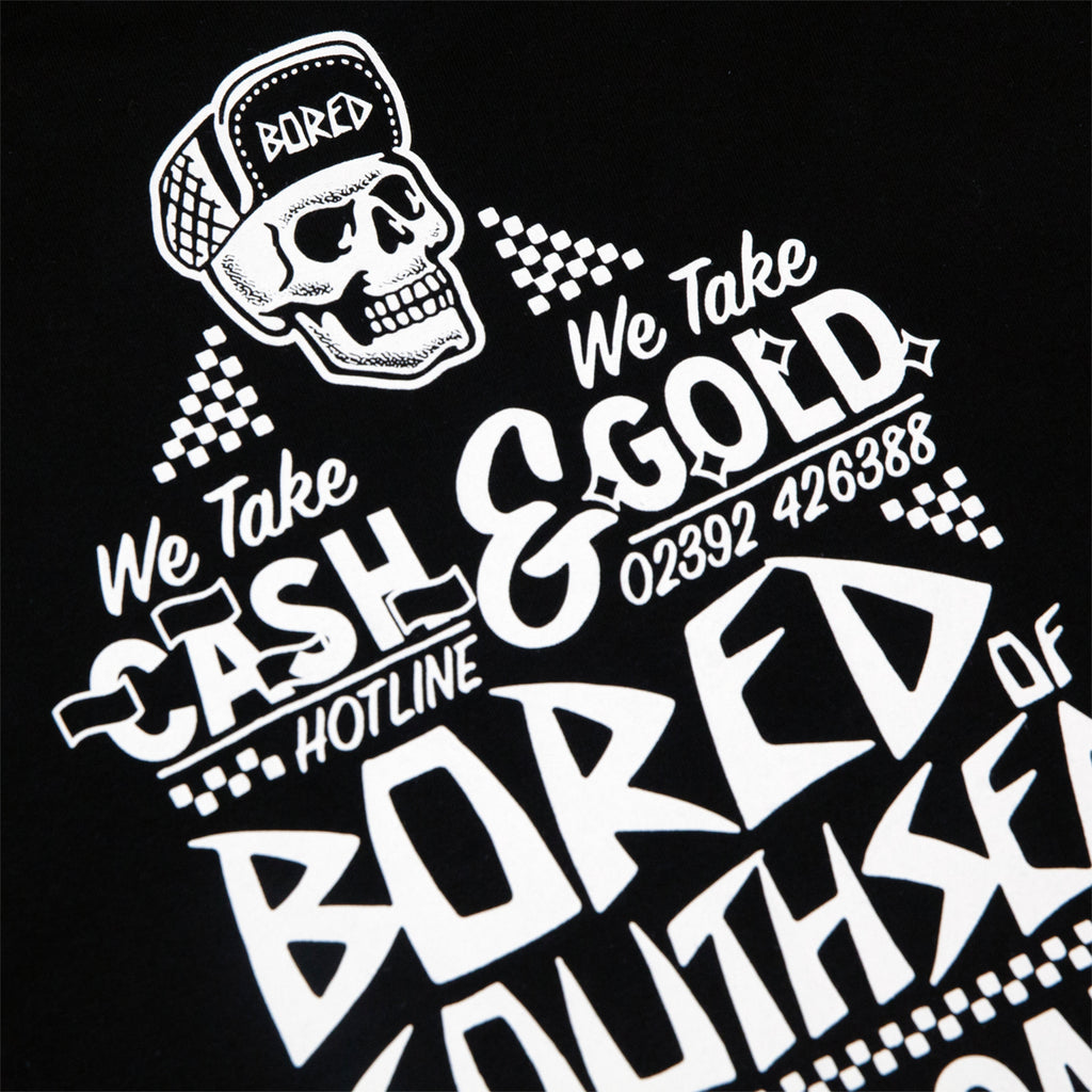 Bored of Southsea We Take Gold T Shirt - Black