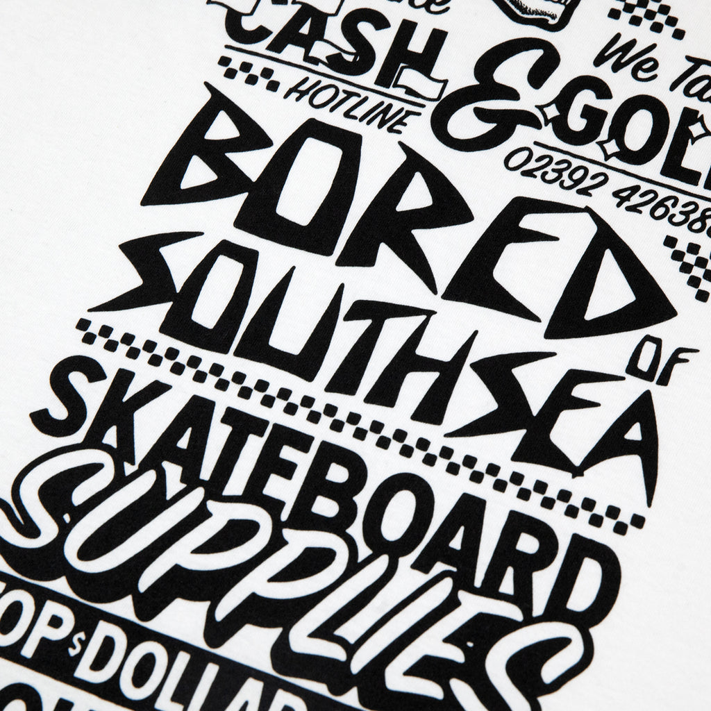 Bored of Southsea We Take Gold T Shirt - White