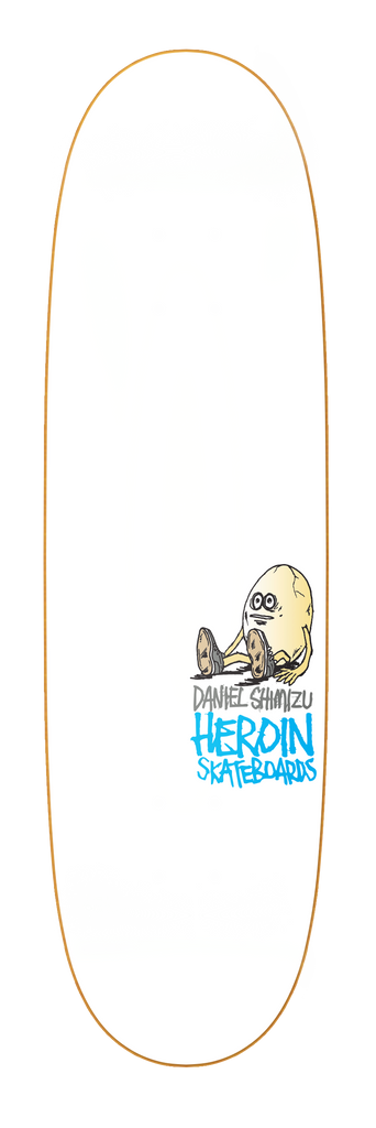 Heroin Skateboards Daniel Shimizu Egg Skateboard deck 8.5"