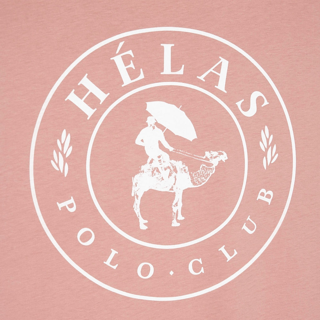 Helas L/S Polo Club T Shirt - Poudre Red