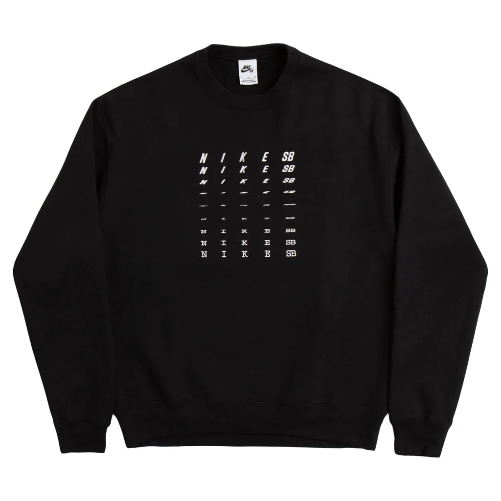 Nike SB Fade Crew Sweatshirt  - Black