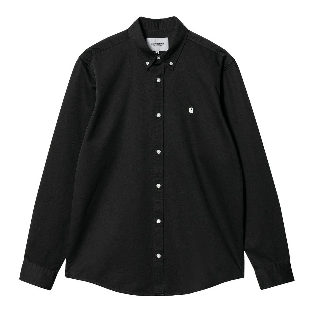 Carhartt WIP L/S Madison Shirt - Black / Wax