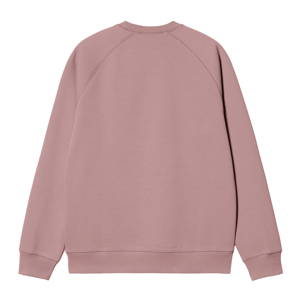Carhartt WIP Chase Sweatshirt - Glassy Pink / Gold - back