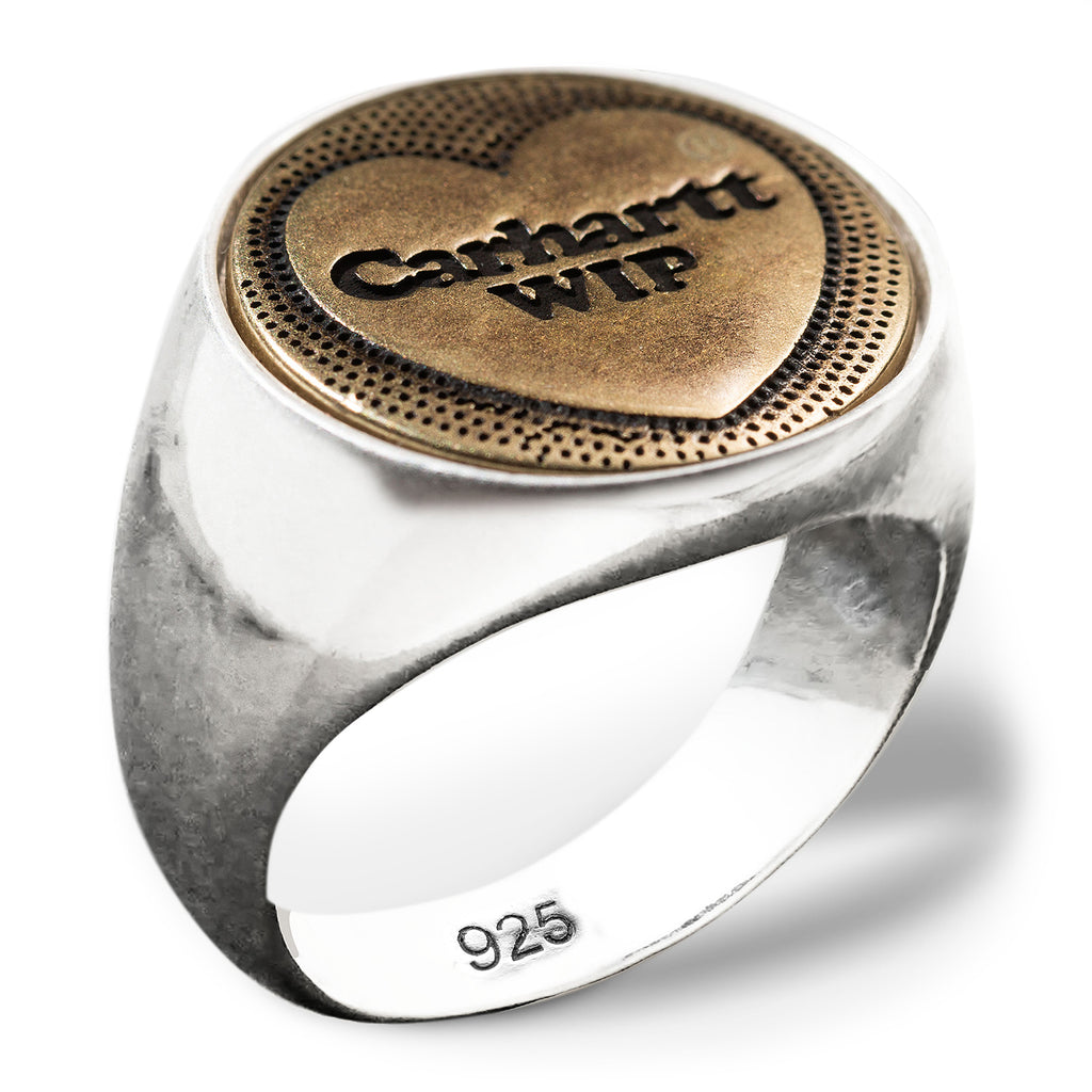 Carhartt WIP Heart Ring - Sterling Silver - main
