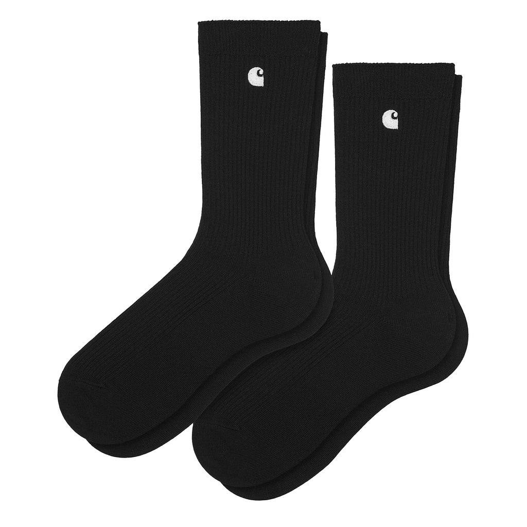 Carhartt WIP Madison Pack Socks - Black / White - main