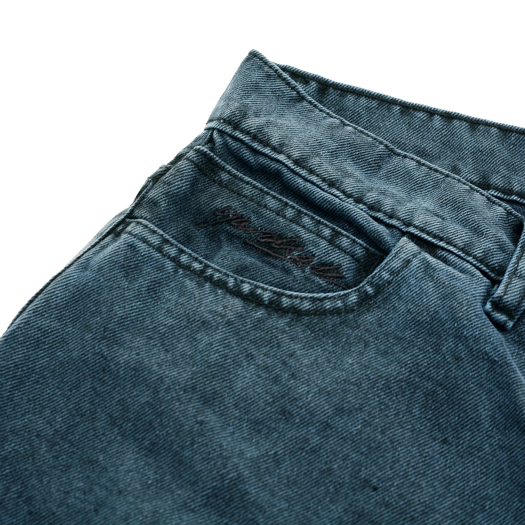 Yardsale Phantasy Shorts -  Blue Overdye - pocket