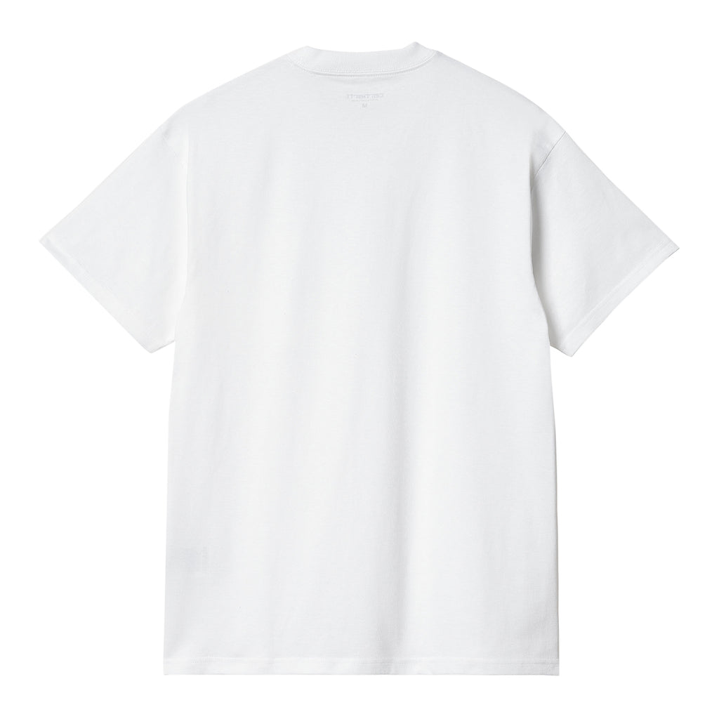 Carhartt WIP Pocket Field T Shirt - White - back
