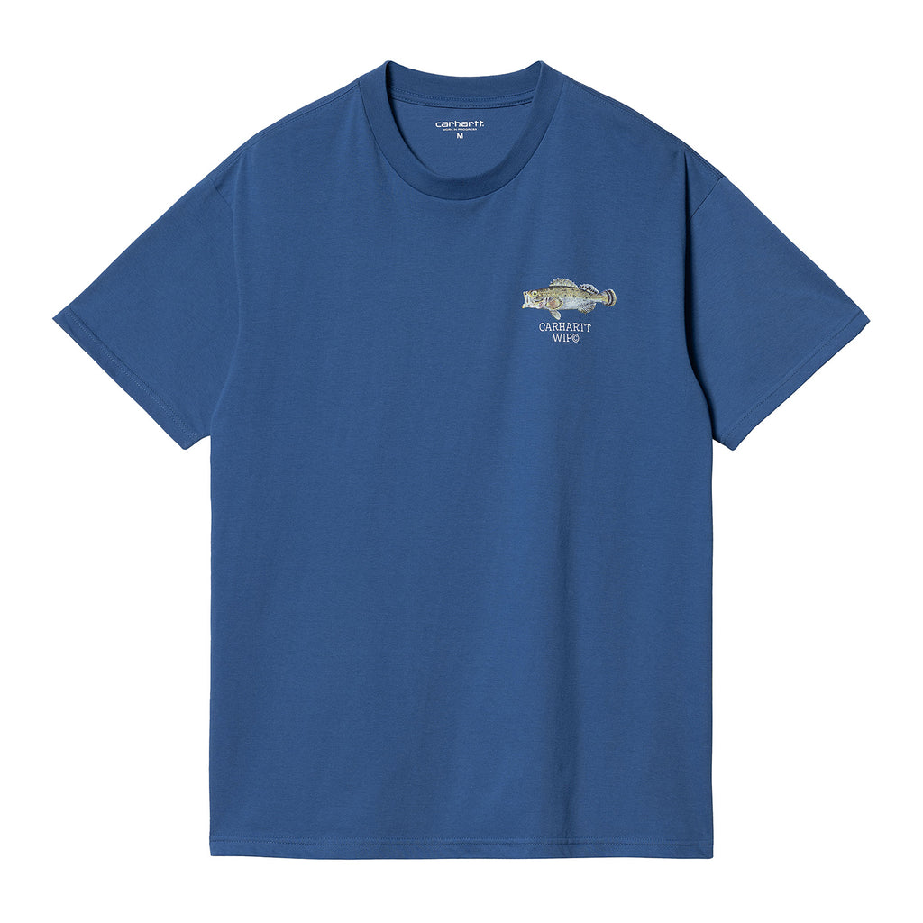 Carhartt WIP Fish T Shirt - Acapulco - front