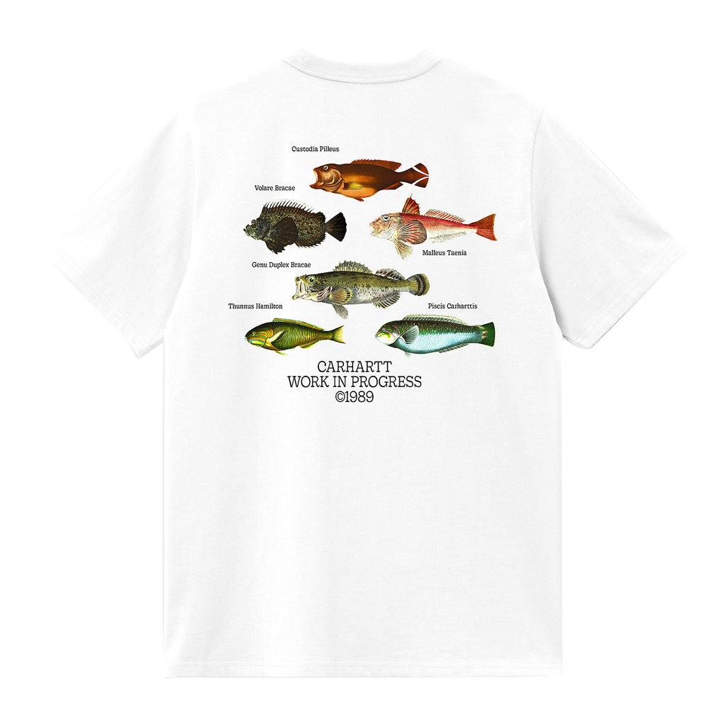 Carhartt WIP Fish T Shirt - White
