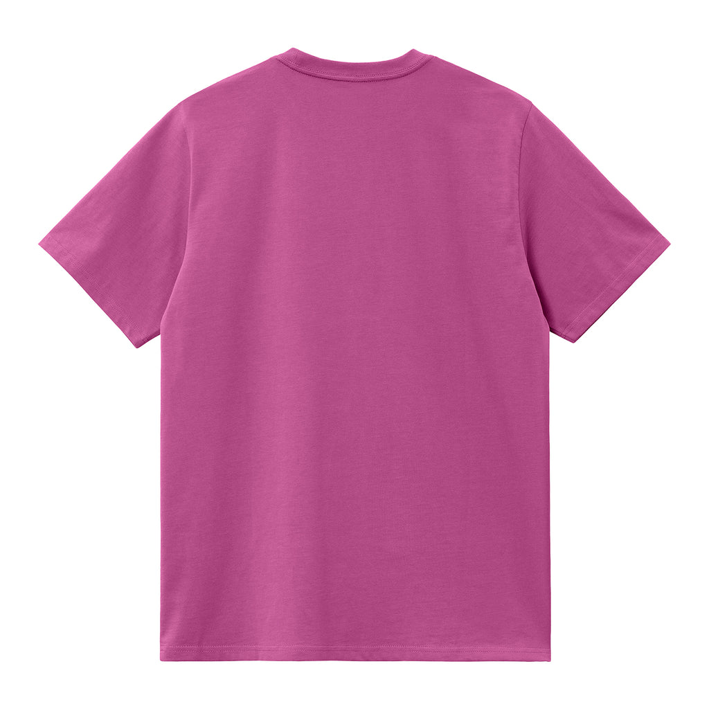 Carhartt WIP Script T Shirt - Magenta / Black - back