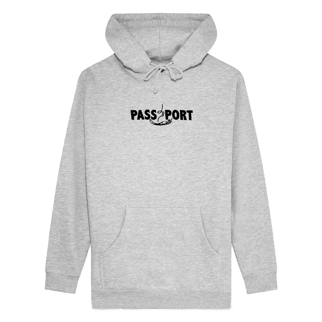 PASS~PORT Featherweight Embroidery Hoodie - Ash