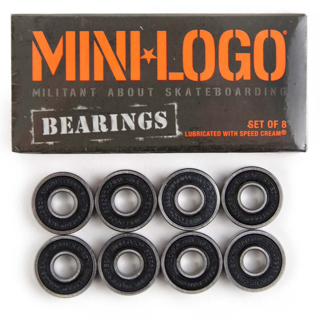 Bones Bearings Mini Logo Skateboard Bearings - Mini Logo