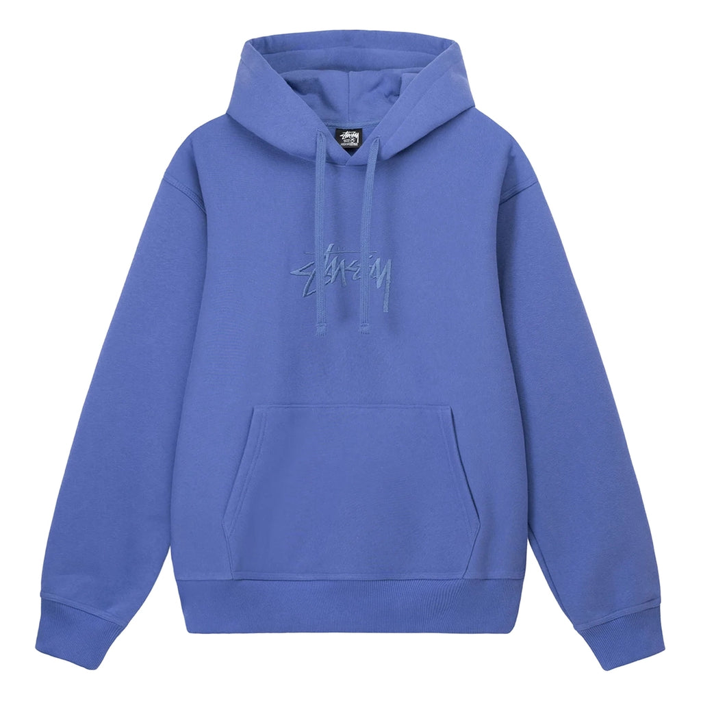 Stussy Stock Logo App Hoodie Denim