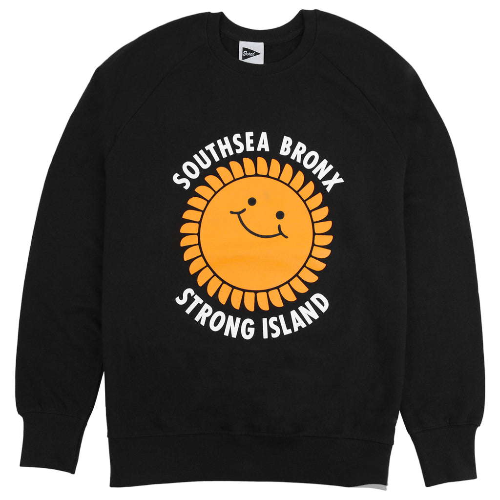 Southsea Bronx Strong Island Sweatshirt in Black
