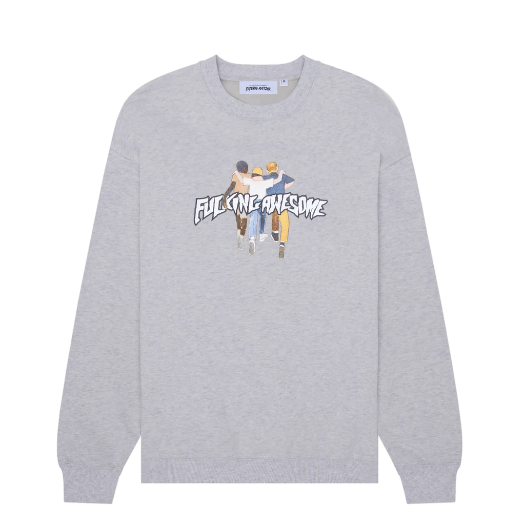 【FUCKING AWESOME】 KIDS ARE ALRIGHT CREWNECK (HEATHER GREY) Kids Are Alright Crewneck – Fucking Awesome Japan
