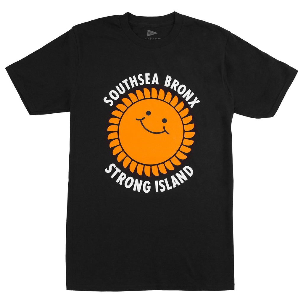 Southsea Bronx Strong Island T Shirt in Black