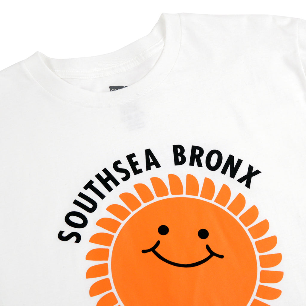 Southsea Bronx Strong Island T Shirt in White - Detail