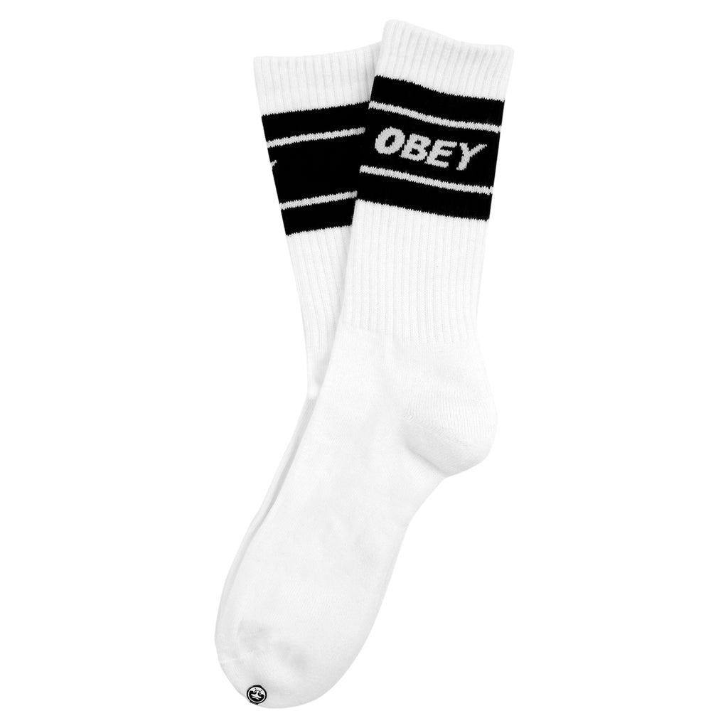 Obey Clothing Cooper Socks in White / Black