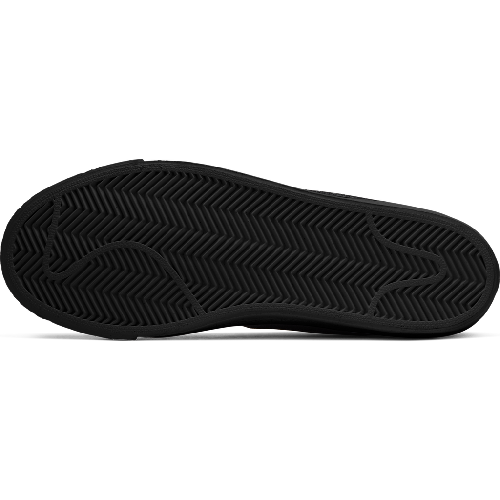 Nike SB Zoom Blazer Mid Shoes in Black / White - Black - Sole