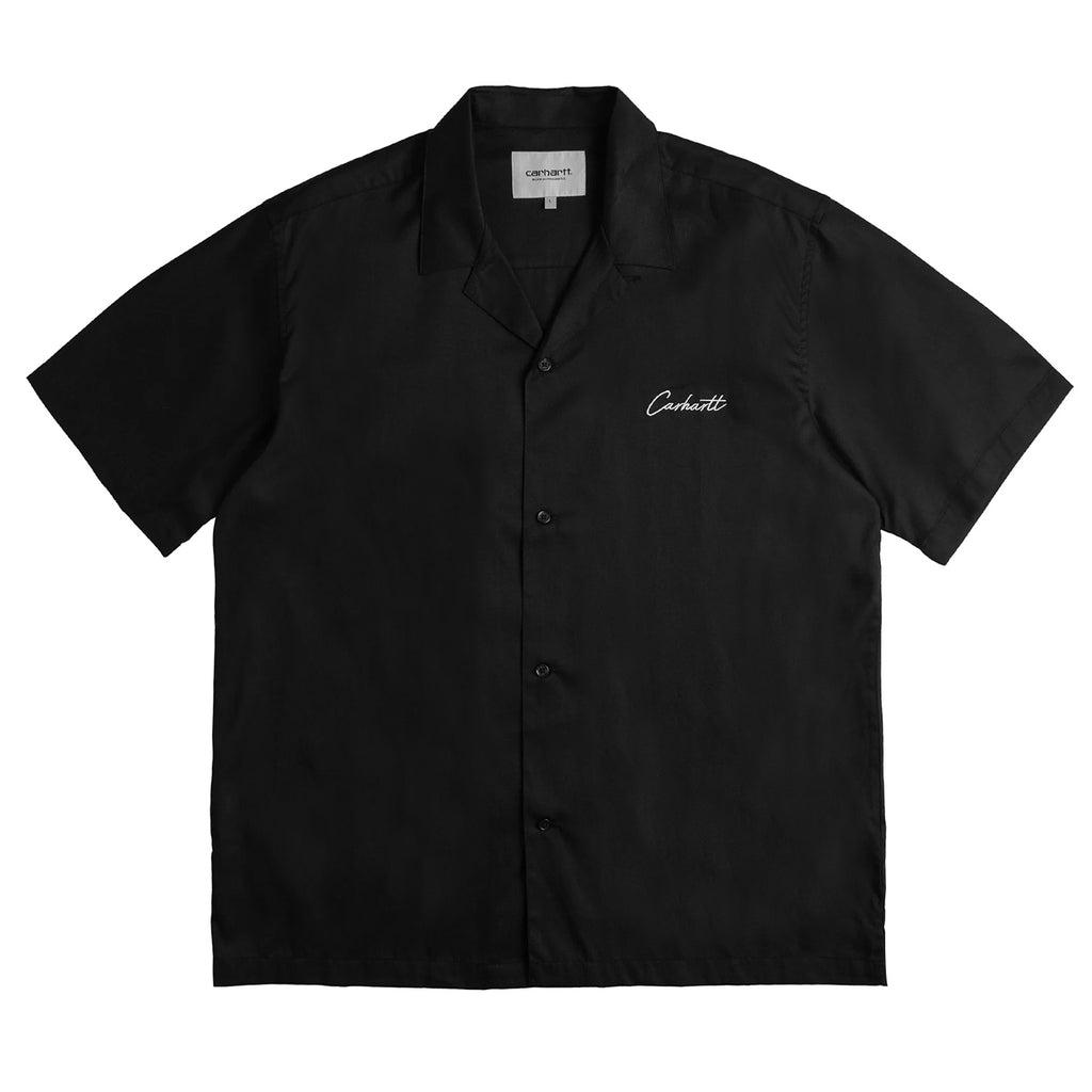 Carhartt WIP S/S Delray Shirt - Black / Wax - main