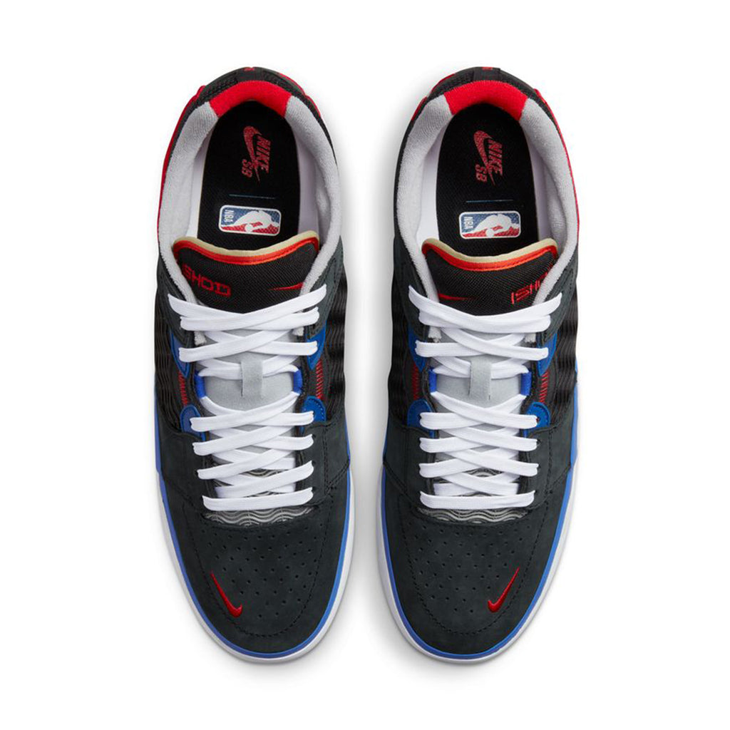 Nike SB Ishod Wair  Shoes - Black / University Red - Hyper Royal - top