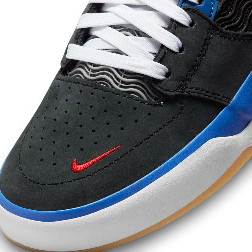 Nike SB Ishod Wair  Shoes - Black / University Red - Hyper Royal - toe
