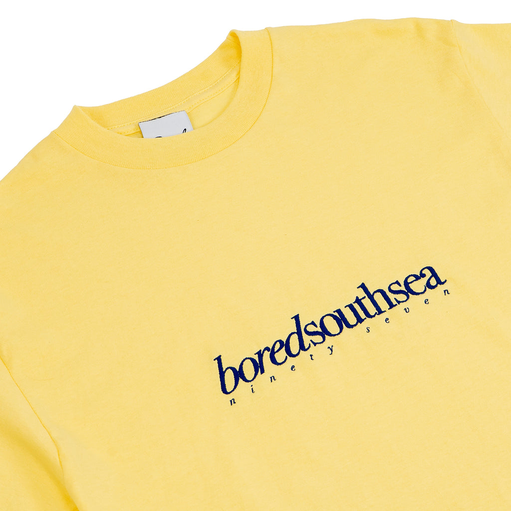 Bored of Southsea Hammer T Shirt - Banana / Blue - front